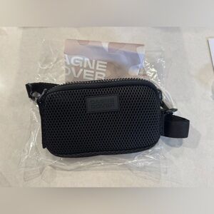 Dagne Dover Mara Phone Sling in Black Air Mesh